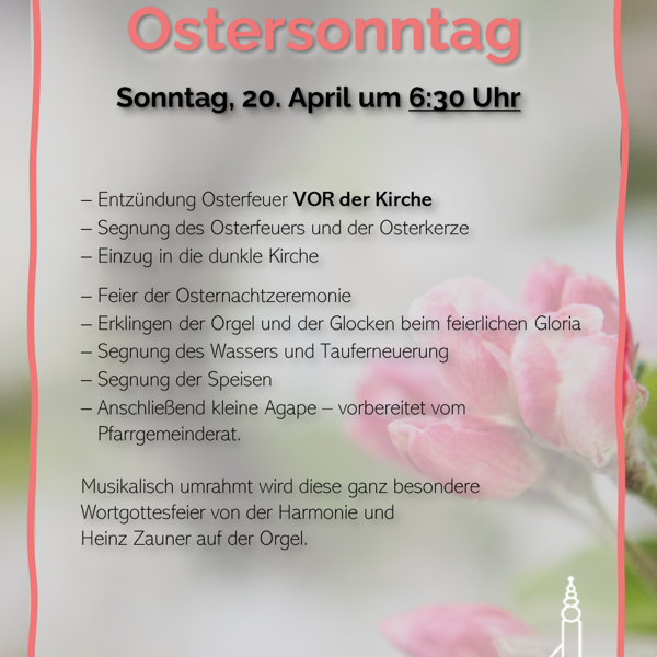 Ostersonntag Auferstehungsfeier
