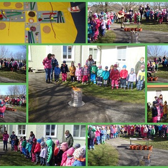 Fasching verbrennen 