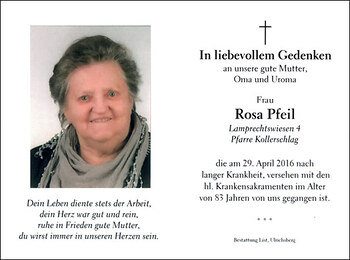 Rosa Pfeil