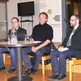 KHG im Gespräch mit LR Rudi Anschober / © KHG V. l.: Johannes Waslmeier (KHG), Landesrat Rudi Anschober, Martin Meindlhumer (KHG)